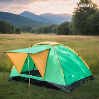 Sundays GC-TT002 (зеленый/оранжевый, со спальным мешком ZC-SB001 красный) Image #8