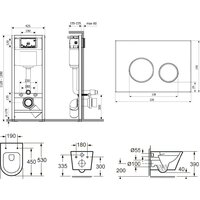 Lavinia Boho Relfix Biore Rimless 7 в 1 75110200 (белый/золотистый пластик) Image #2