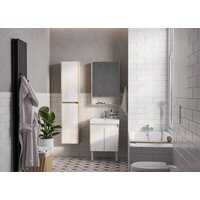 Акватон Тумба под умывальник Сканди Doors 55 1A278801SDB20 (белый/дуб верона) Image #8