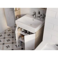 Акватон Тумба под умывальник Сканди Doors 55 1A278801SDB20 (белый/дуб верона) Image #7
