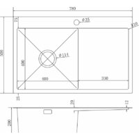 Mixline Pro 551877 левый (сатин, с сифоном) Image #4