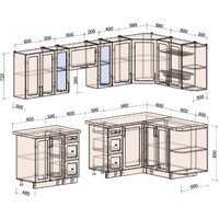 Интерлиния Тренд 1.5x2.8 правая (мята/белый/бискайская сосна) Image #6