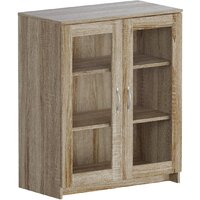 Mio Tesoro Сириус 2 двери со стеклом 78x95 2.02.03.360.3 (дуб сонома)