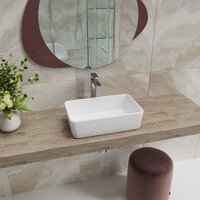 Lauter Тумба под умывальник Adri 59 + 21674A (белый глянец, с органайзером 23) Image #17