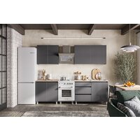 Mio Tesoro Денвер 2.0м (графит серый/дуб сонома) Image #8