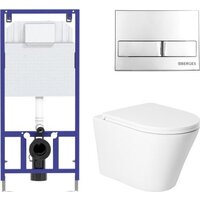 Saniteco KW-9005W в комплекте с инсталляцией + 525 040000 + L3 040013 Image #9