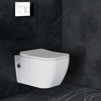 Roxen Cube Bidet One Rimless 6 в 1 StounFix Dual Fresh 552245 (кнопка: хром) Image #8