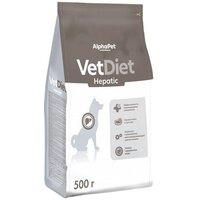 AlphaPet VetDiet Hepatic для взрослых собак 500 г