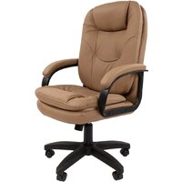 CHAIRMAN 668LT N (черный пластик/экопремиум бежевый) Image #2