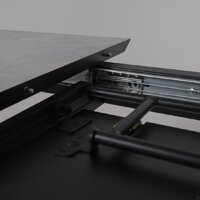 Lepremo AV 1209 HPL+МДФ раздвижной 1200-1600x800 (мрамор марквина синий/черный) Image #14