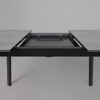 Lepremo AV 1209 HPL+МДФ раздвижной 1200-1600x800 (мрамор марквина синий/черный) Image #12