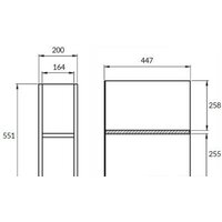 Cersanit Модуль для тумбы Moduo 20 MD-MOD20-SZ Image #3