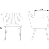 AksHome Brit (светло-серый/дуб) Image #2