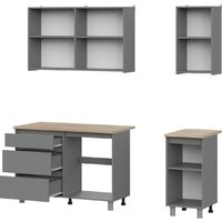 Mio Tesoro Денвер 1.6м (графит серый/дуб сонома) Image #6