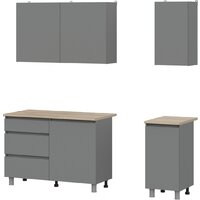 Mio Tesoro Денвер 1.6м (графит серый/дуб сонома) Image #5