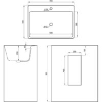 Wellsee Doux 230501000 (отдельностоящий, с отверстием под смеситель, цвет глянцевый белый) Image #9