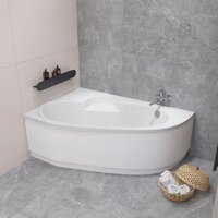 Lauter Valencia 150x100 2102150L (с ножками, лицевым экраном и сифоном 21Y11022 белый) Image #7