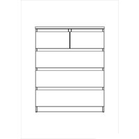 Mio Tesoro Мальта 5 ящиков 80x99 2.05.02.080.3 (дуб сонома) Image #4