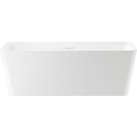 Wellsee DeSire 159,5x77 231501002 (отдельностоящая ванна белый глянец, экран, ножки, сифон-автомат глянцевый белый) Image #1
