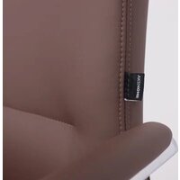 Офисное кресло AksHome Elema (коричневая экокожа/хромированный металл) - Превью изображения №11 — Интернет-Магазин TECNO.BY