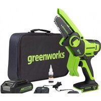 Greenworks G24MCS10K4 2008207UB (с 1-им АКБ 4 Ач)