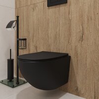 Унитаз подвесной Lauter Sulzdorf + GROHE Solido 38811KF0 (черный с микролифтом) - Превью изображения №16 — Интернет-Магазин TECNO.BY