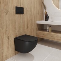 Унитаз подвесной Lauter Sulzdorf + GROHE Solido 38811KF0 (черный с микролифтом) - Превью изображения №14 — Интернет-Магазин TECNO.BY