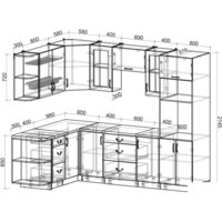 Интерлиния Мила Крафт 1.68x2.6 правая (дуб английский) Image #4