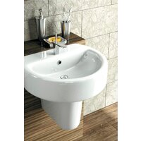 Умывальник Sanita Luxe Best ВКС WB.PD/Best/55-C/WHT.G/S1 - Превью изображения №5 — Интернет-Магазин TECNO.BY