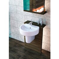 Умывальник Sanita Luxe Best ВКС WB.PD/Best/55-C/WHT.G/S1 - Превью изображения №6 — Интернет-Магазин TECNO.BY