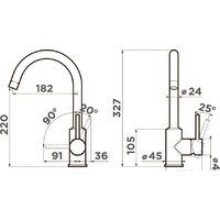Omoikiri Shinagawa-P-GR (leningrad grey) Image #2