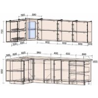 Интерлиния Мила Матте 1.5x2.6 А левая (белый/луна/опал светлый) Image #4