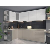 Интерлиния Мила Матте 1.5x2.6 А левая (белый/луна/опал светлый) Image #2