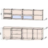 Интерлиния Мила Матте 2.9 А (белый/белый/кастилло темный) Image #4