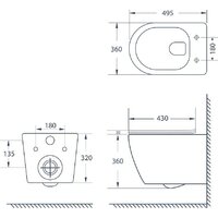 Lauter Augsburg с жест. сиденьем Soft Close 21109EC + Breez 21GN7072BM (черный матовый, скрытое крепление) Image #15