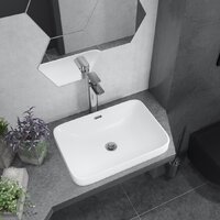 Lauter 21441A + клапан 21190W + сифон 21635W (белый матовый) Image #12