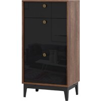 НК-Мебель Brass KM-4 (черный глянец)