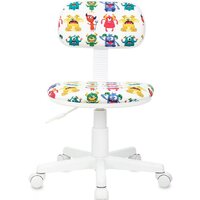 Бюрократ CH-W201NX (белый монстры/пластик белый) Image #2