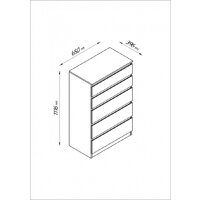 Mio Tesoro Кастор 5 ящиков 2.03.02.070.4 (серый) Image #5