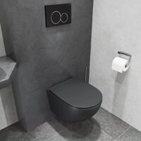 Унитаз подвесной Lauter Sulzdorf + Breez 21GN7072BM (черный с микролифтом) - Превью изображения №15 — Интернет-Магазин TECNO.BY
