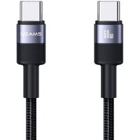 Usams SJ724 USB Type-C - USB Type-C (1.2 м, черный)