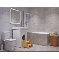 Умывальник Sanita Space 55 WB.WM/Space/55-C/WHT.G/S1 - Превью изображения №11 — Интернет-Магазин TECNO.BY
