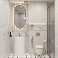 Wellsee Coquillage 232802000 (отдельностоящий, с отверстием под смеситель, цвет матовый белый) Image #7