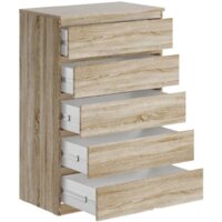 Mio Tesoro Мальта 5 ящиков 80x121 2.05.02.090.3 (дуб сонома) Image #3