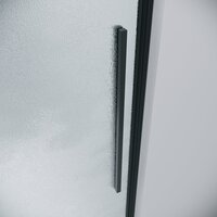 Grossman Galaxy 100x90x195 120.K33.01.1090.21.02 (черный матовый/стекло шиншилла) Image #2