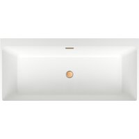 Wellsee Graceful Pro 168x80 230903004 (отдельностоящая ванна белый глянец, экран, ножки, сифон-автомат золото) Image #4