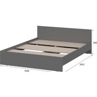 Mio Tesoro Денвер 160x200 (графит серый) Image #7