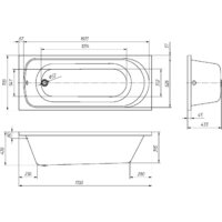 Ванна Asten Readle Weber AR0420-17070 - Превью изображения №5 — Интернет-Магазин TECNO.BY