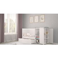 Polini Kids French 800, Teddy, с комодом (белый/серый) Image #6