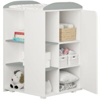 Polini Kids French 800, Teddy, с комодом (белый/серый) Image #2